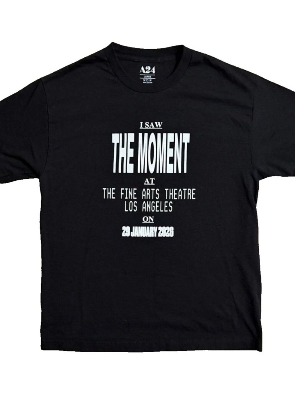 A24 Charli XCX Brat The Moment Movie Premiere Grove Los Angeles Promo Tee L